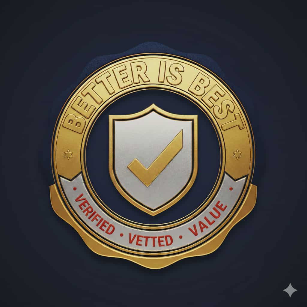 Better is Best Vetting Seal